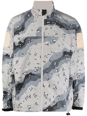 Billionaire Boys Club camouflage-print zip-up lightweight jacket - Neutrals