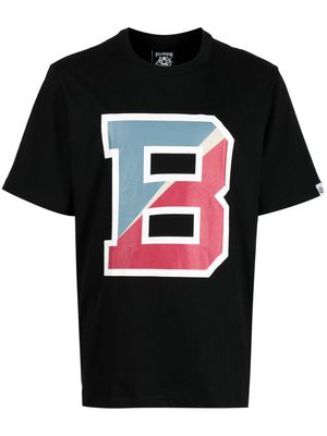 Billionaire Boys Club Collegiate logo-print cotton T-shirt - Black