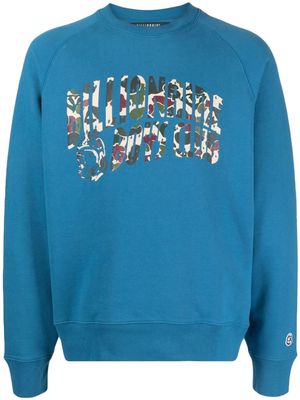 Billionaire Boys Club Duck Camo Arch-logo sweatshirt - Blue