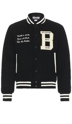 Billionaire Boys Club Earthling Jacket in Black