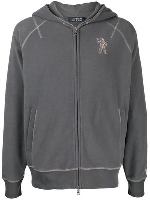 Billionaire Boys Club embroidered-logo long-sleeve hoodie - Grey