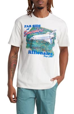 Billionaire Boys Club Far Side Cotton Graphic T-Shirt in Gardenia