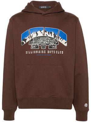 Billionaire Boys Club Flight Deck cotton hoodie - Brown