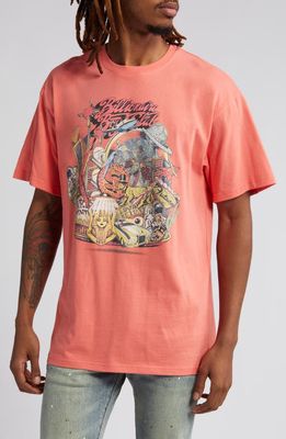 Billionaire Boys Club Floating City Graphic T-Shirt in Porcelain Rose