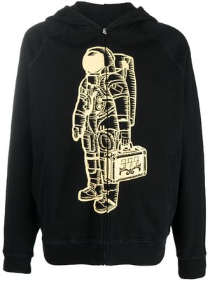 Billionaire Boys Club graphic-print zipped hoodie - Black