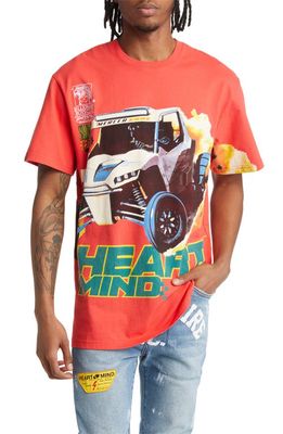 Billionaire Boys Club Heart Mind Graphic T-Shirt in Hibiscus