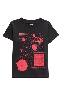 Billionaire Boys Club Kids' BB Solar System Cotton Graphic T-Shirt in Black