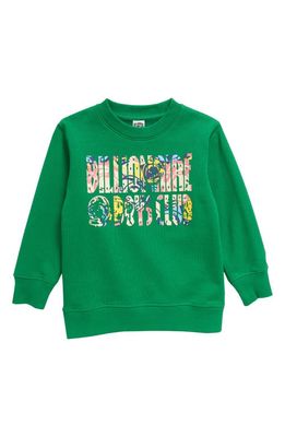 Billionaire Boys Club Kids' Multidimensional Cotton Blend Sweatshirt in Amazon