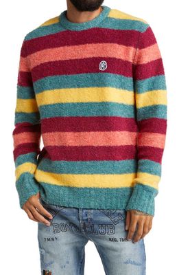 Billionaire Boys Club Levels Stripe Sweater in Pineneedle