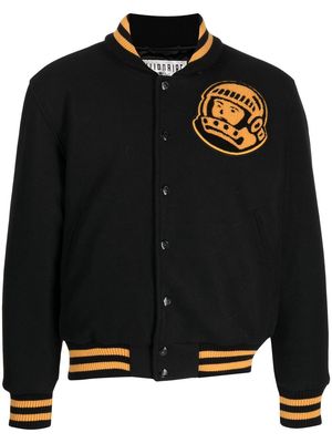 Billionaire Boys Club logo-applique varsity jacket - Black
