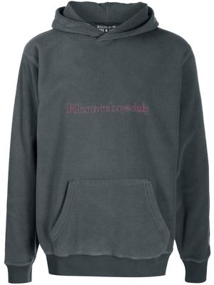 Billionaire Boys Club logo-embroidered fleece hoodie - Grey