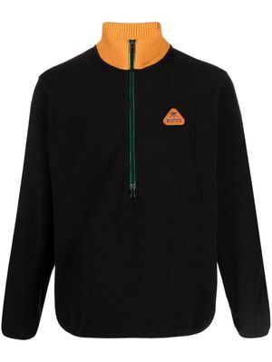 Billionaire Boys Club logo-patch half-zip sweatshirt - Black