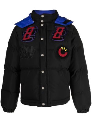 Billionaire Boys Club logo-patch padded jacket - Black