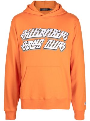 Billionaire Boys Club logo-print cotton hoodie - Orange