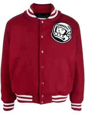 Billionaire Boys Club logo-print press-stud bomber jacket - Red