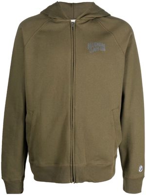 Billionaire Boys Club logo-print zip-up hoodie - Green