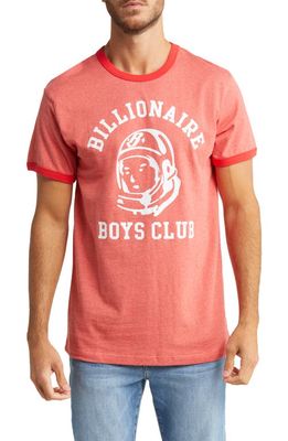 Billionaire Boys Club Men's Helmet Flock Graphic Tee in Red
