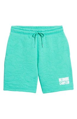 Billionaire Boys Club Men's Maze Cotton Blend Shorts in Gumdrop Green