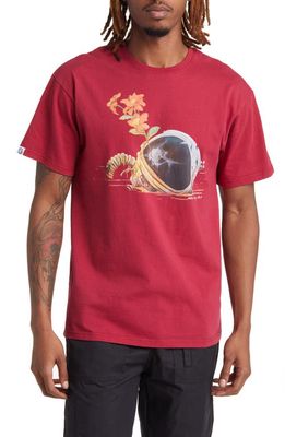 Billionaire Boys Club New Life Cotton Graphic T-Shirt in Rumba Red