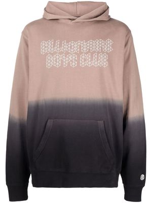 Billionaire Boys Club ombré geometric-logo hoodie - Brown