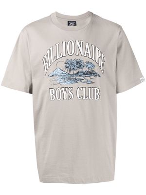 Billionaire Boys Club Paradise logo print T-shirt - Grey