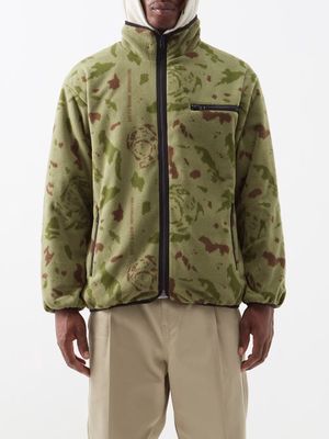 Billionaire Boys Club - Reversible Fleece Jacket - Mens - Green Multi