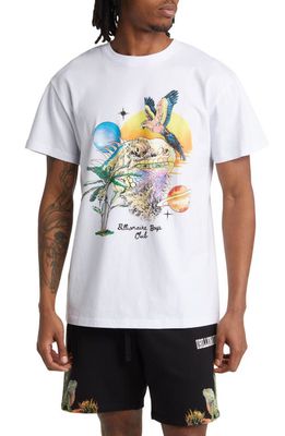 Billionaire Boys Club Space & Time Graphic T-Shirt in White