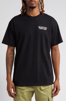 Billionaire Boys Club Wolves Oversize Embroidered Graphic T-Shirt in Black