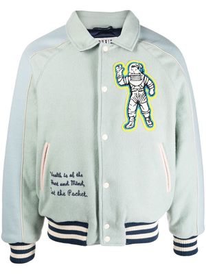 Billionaire Boys Club wool striped bomber-jacket - Blue