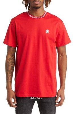 Billionaire Boys Club Wrapped Cotton T-Shirt in Red
