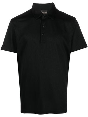 Billionaire button-placket detail polo shirt - Black