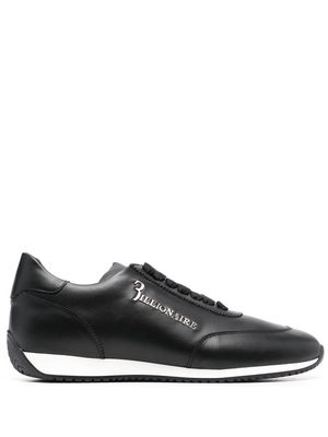 Billionaire calf-leather low-top sneakers - Black