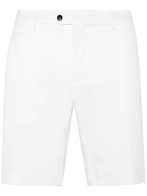 Billionaire cotton chino shorts - White