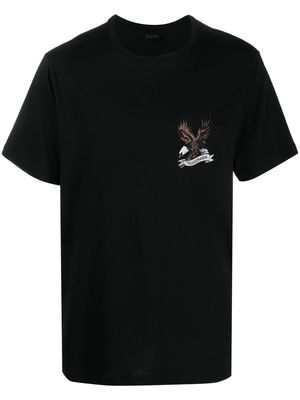 Billionaire crest-logo crew-neck T-shirt - Black