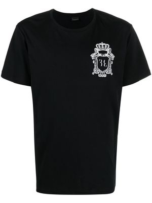 Billionaire Crest logo-print T-shirt - Black