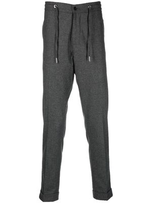 Billionaire drawstring-fastening waistband trousers - Grey