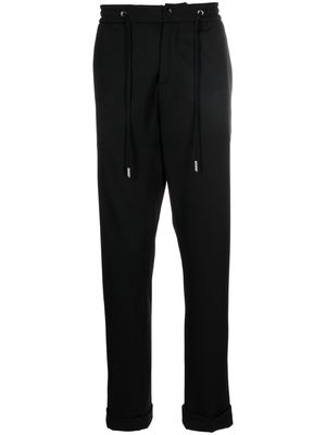 Billionaire elasticated waist tapered trousers - Black