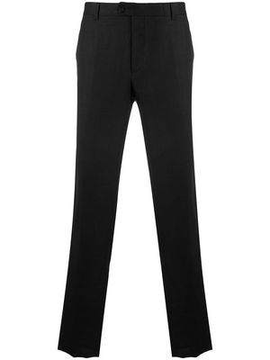 Billionaire embroidered crest tailored trousers - Black