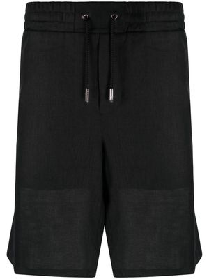 Billionaire embroidered-logo bermuda shorts - Black