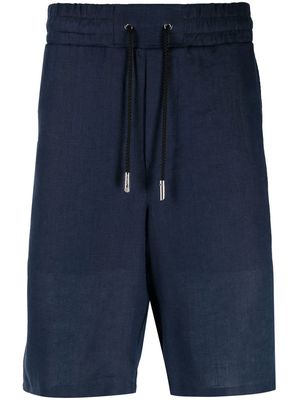 Billionaire embroidered-logo bermuda shorts - Blue