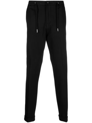 Billionaire embroidered-logo jogging trousers - Black