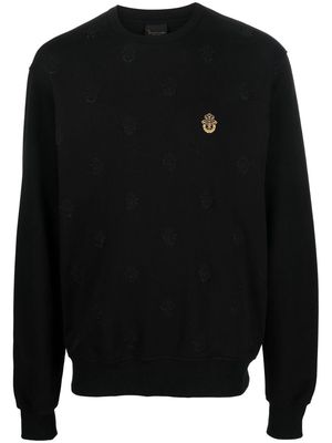 Billionaire embroidered-logo sweatshirt - Black