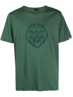 Billionaire embroidered-motif short-sleeve T-shirt - Green