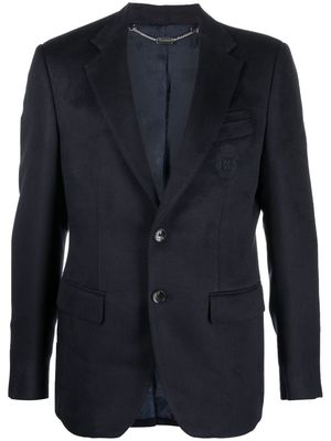 Billionaire fitted single-breasted blazer - Blue