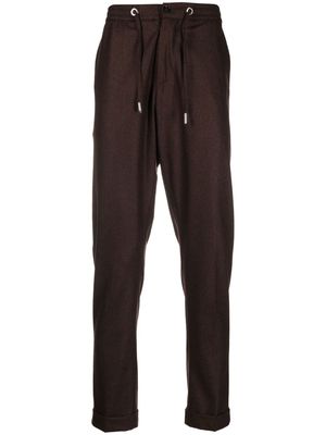 Billionaire flannel jogging trousers - Brown