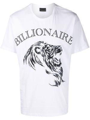 Billionaire graphic-print cotton T-shirt - White