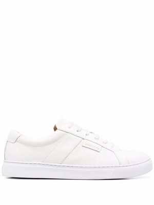 Billionaire leather low-top sneakers - White