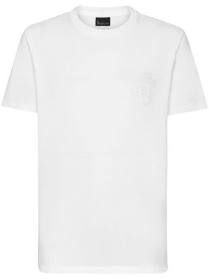 Billionaire logo-appliqué cotton T-shirt - White
