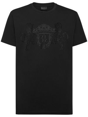 Billionaire logo-embellished cotton T-shirt - Black