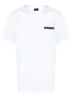 Billionaire logo-patch cotton T-shirt - White